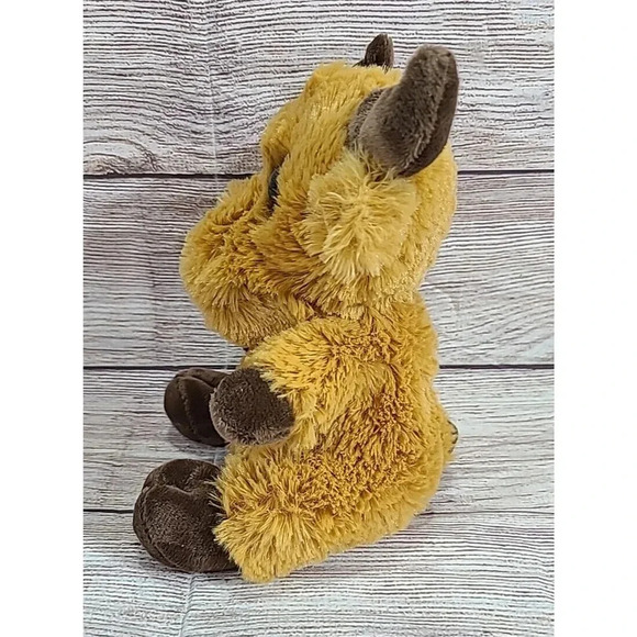 Giftable World Plush Moose Stuffed Animal Toy Soft Horns Brown 7" 2022 - Picture 3 of 6